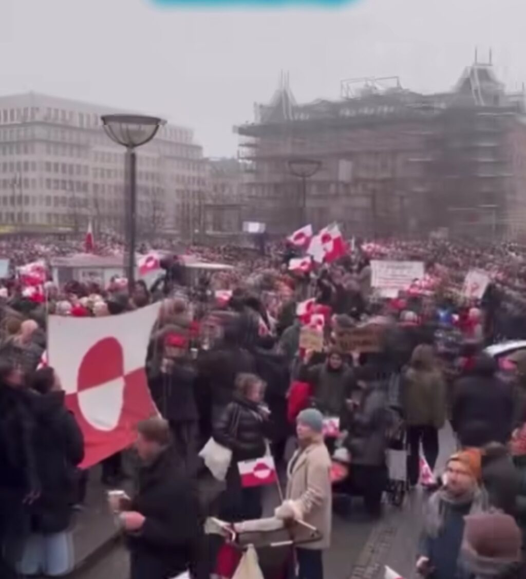 Video: Thousands rally in Copenhagen against Trump’s Greenland takeover bid