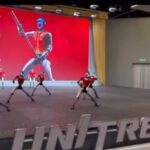 Video: China unleashes Kung Fu robots on Merz during trade talks