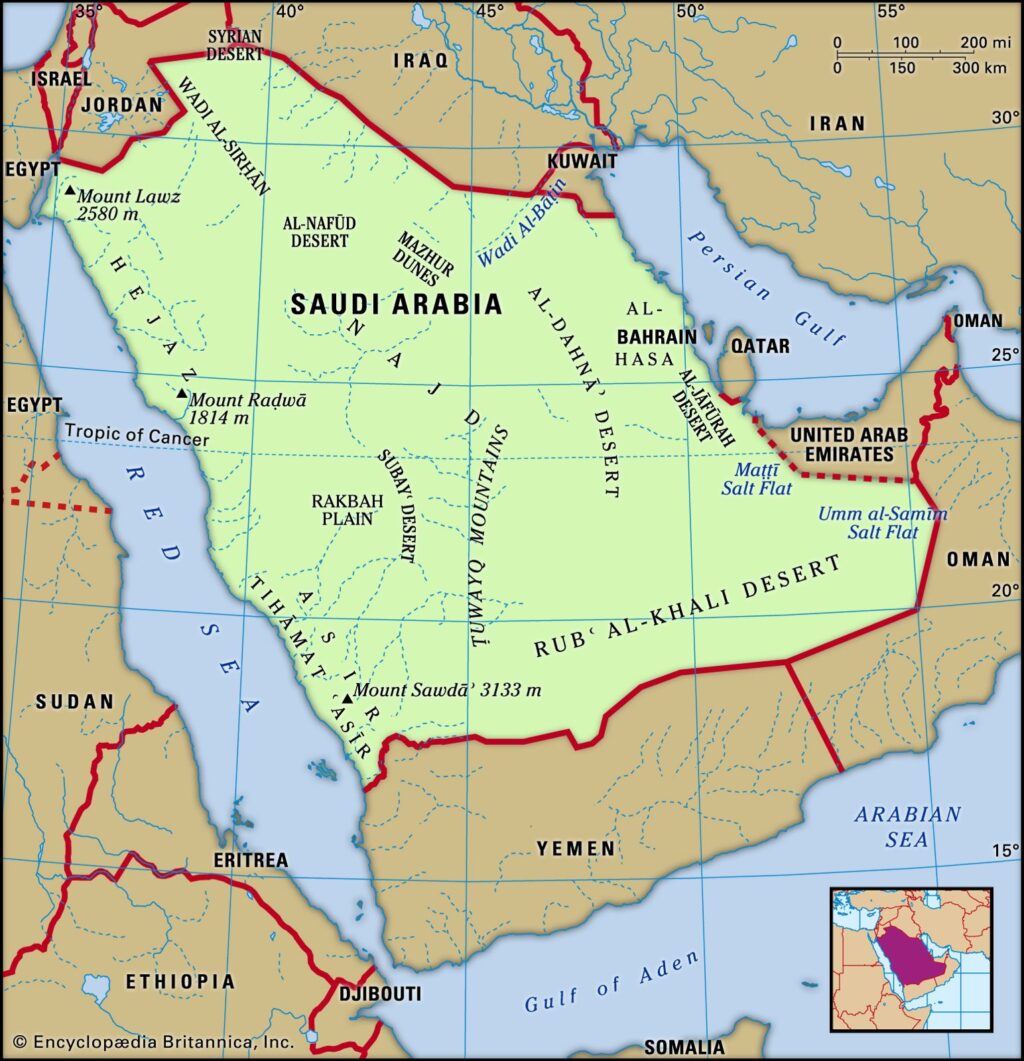 Saudi-Arabia-map-features-locator