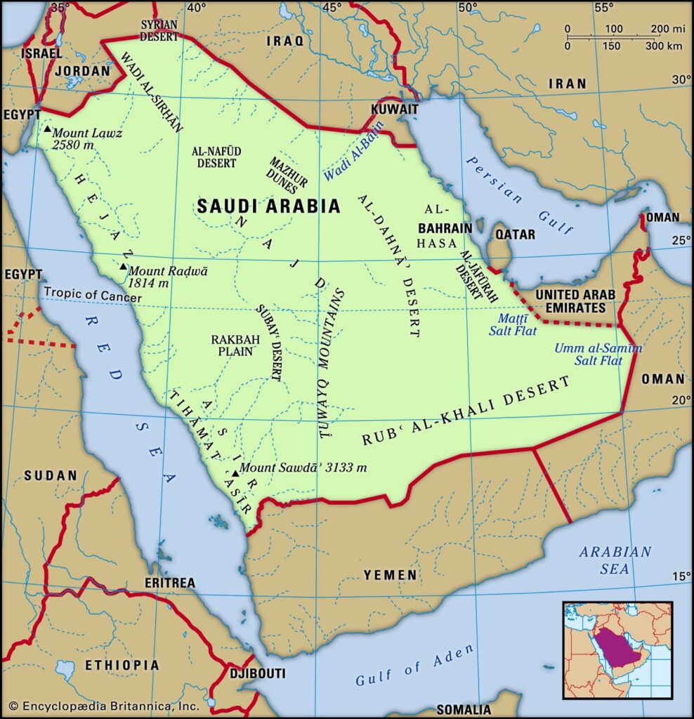 Saudi-Arabia-map-features-locator